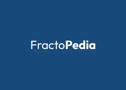 fractopedia welcome article thumbnail, blank background with fractopedia logo